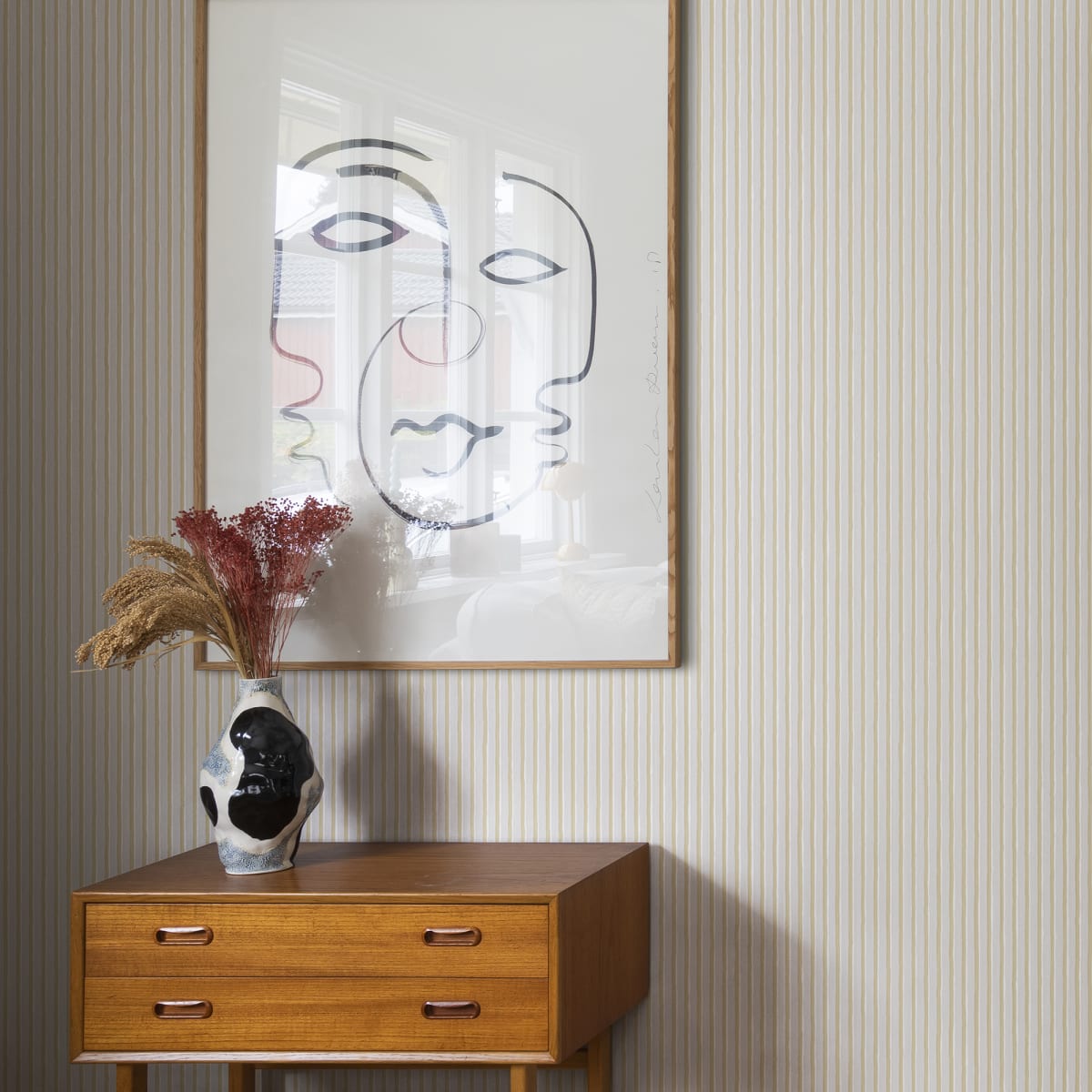 Brita Wallpaper - Sunflower - Sandberg - S10141 - Premier Wallcovering