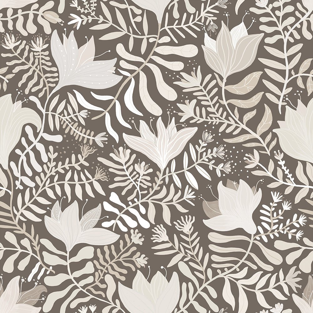 Brita Wallpaper - Gray - Midbec - 55006 - Premier Wallcovering