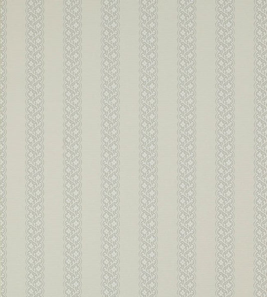 Britta Wallpaper - Silver - Colefax & Fowler - 07185 - 01 - Premier Wallcovering
