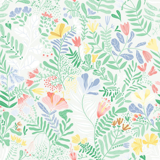 Brittsommar Wallpaper - Light Green - Midbec - 22007 - Premier Wallcovering