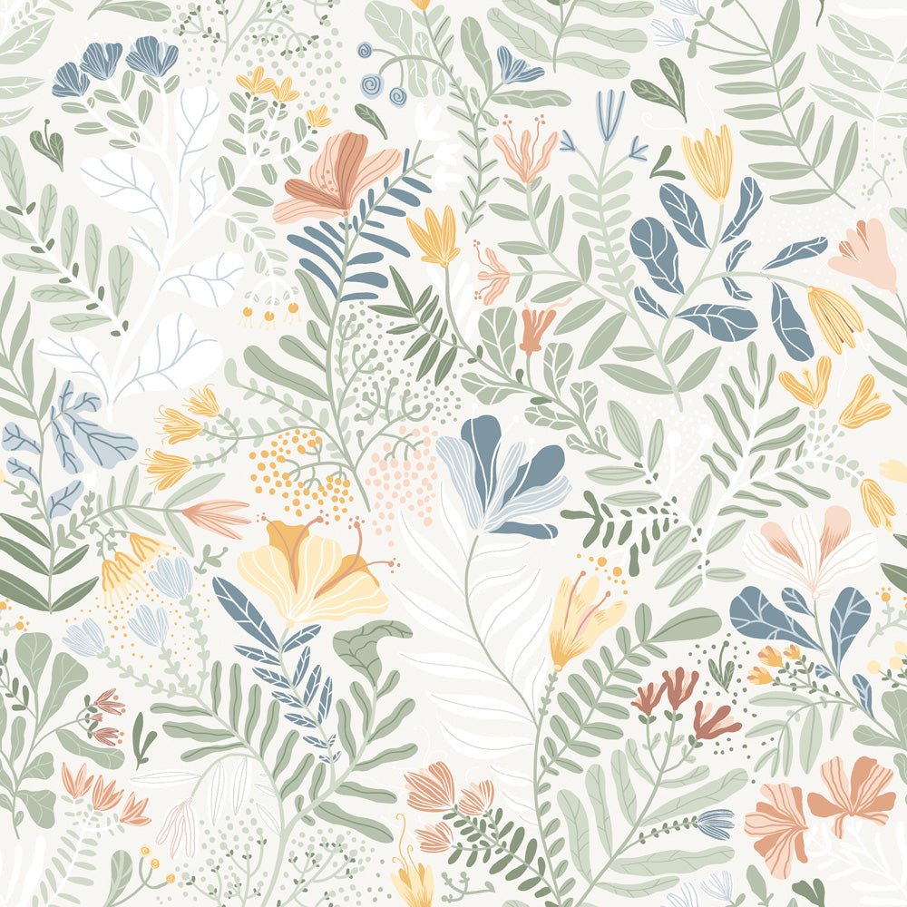 Brittsommar Wallpaper - Multi - Midbec - 22005 - Premier Wallcovering