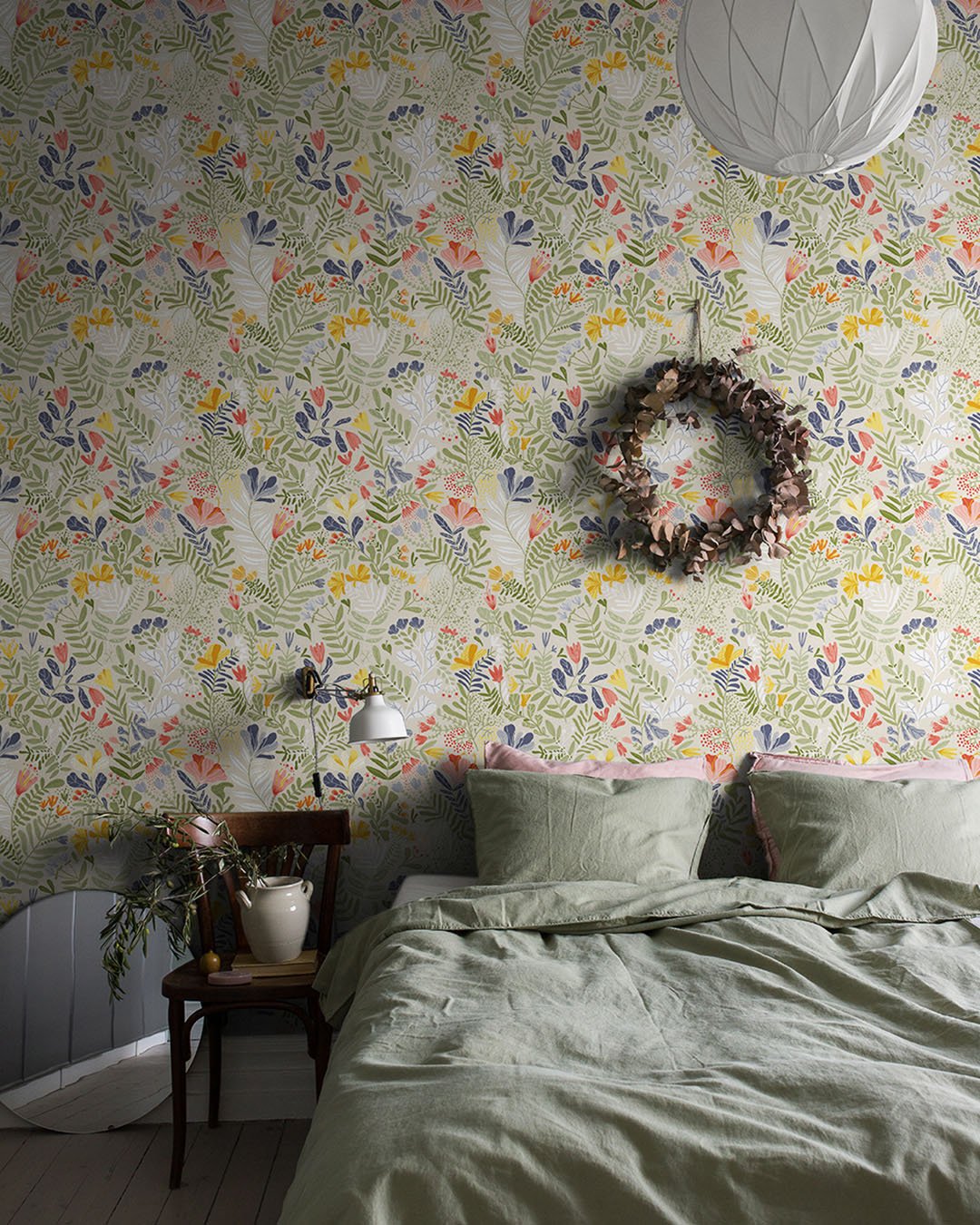 Brittsommar Wallpaper - Beige - Midbec - 55011 - Premier Wallcovering