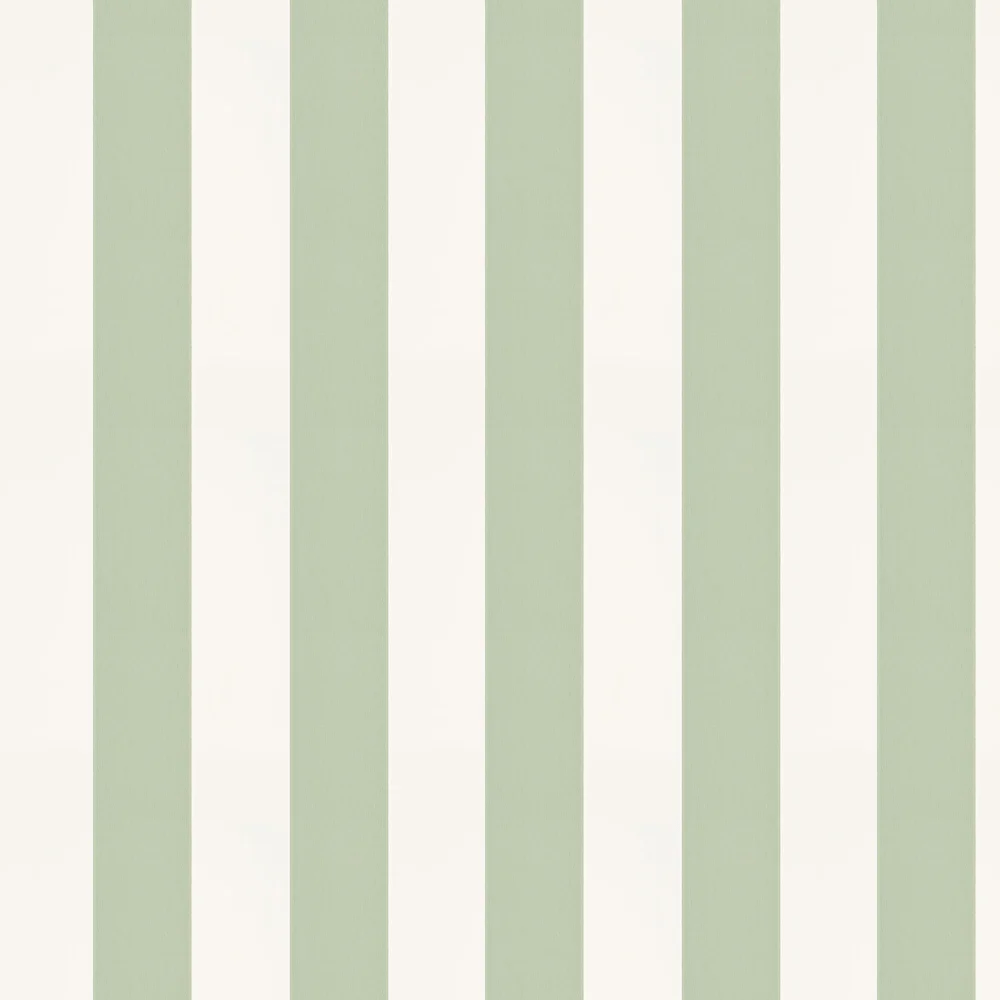Broad Stripe Wallpaper - Pea Green - Little Greene - 0231BSPEAGR - Premier Wallcovering