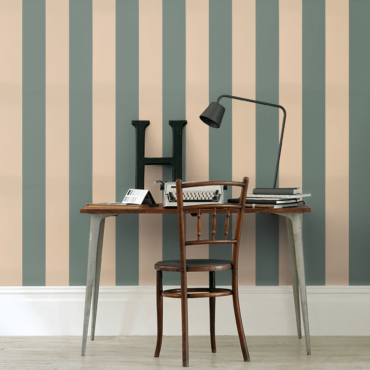 Broad Stripe Wallpaper - Pleat - Little Greene - 0231BSPLEAT - Premier Wallcovering