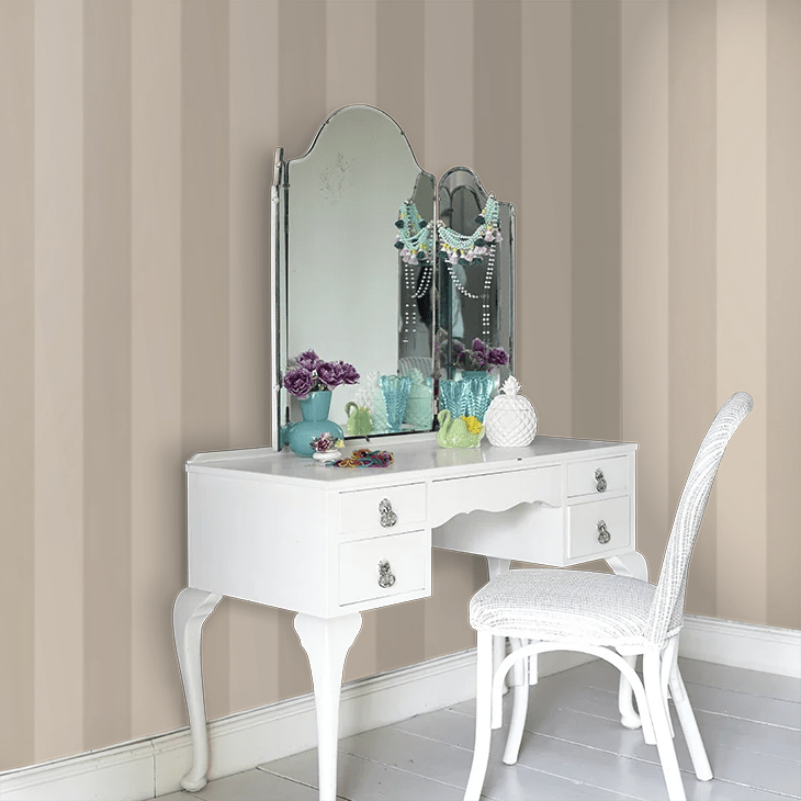 Broad Stripe Wallpaper - Mullion - Little Greene - 0286BSMULLI - Premier Wallcovering