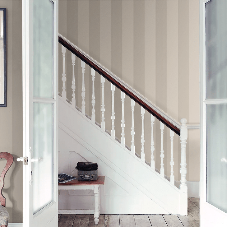 Broad Stripe Wallpaper - Mullion - Little Greene - 0286BSMULLI - Premier Wallcovering
