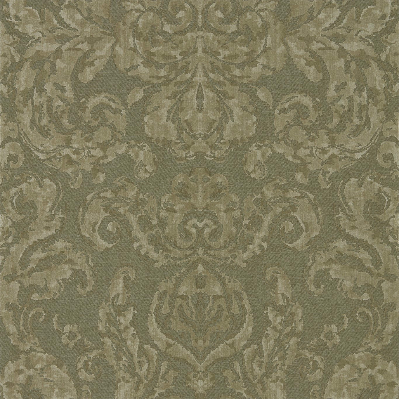Brocatello Wallpaper - Olivine - ZPAL312680 - Zoffany - Premier Wallcovering