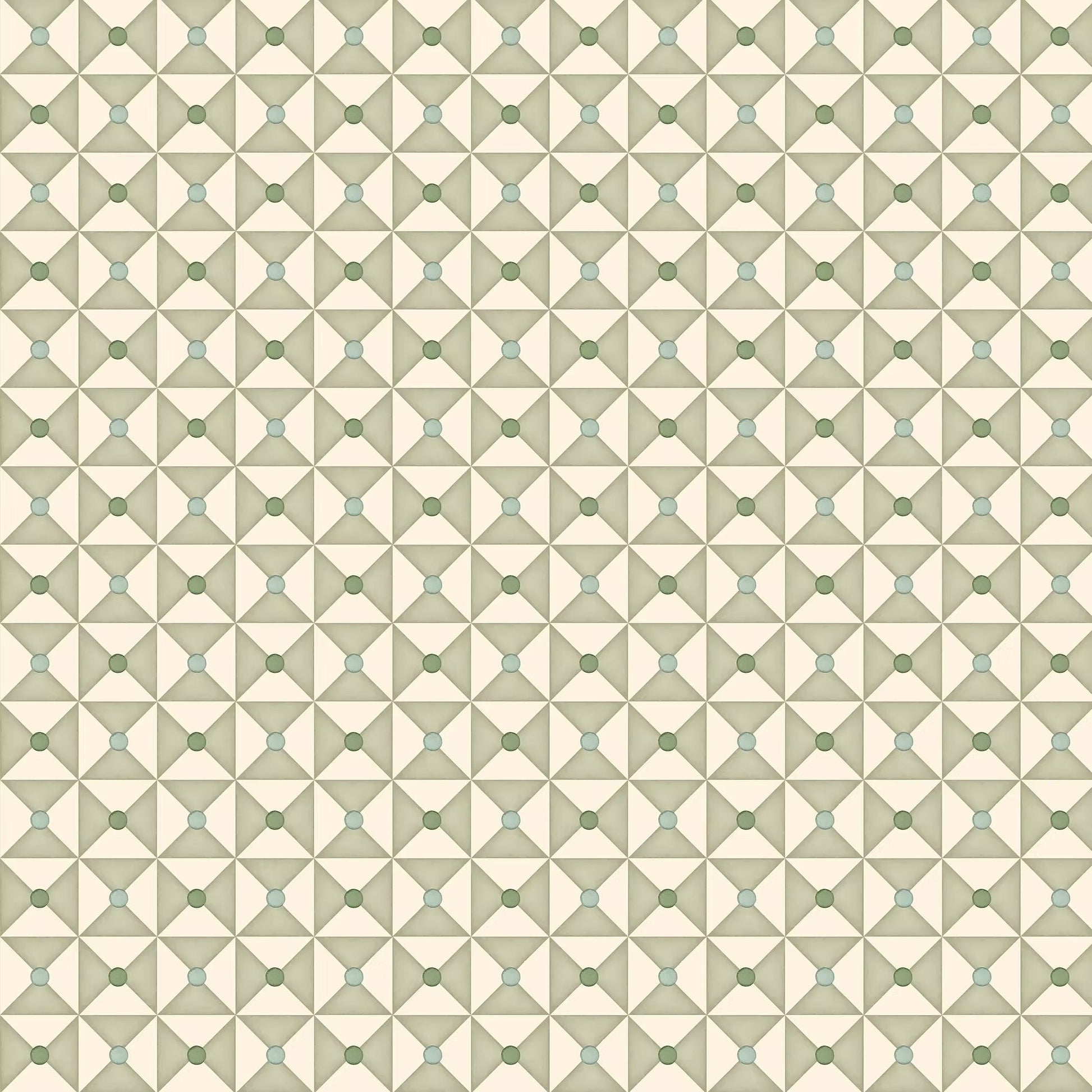 Broken Dishes Wallpaper - Serene Green - Ottoline - W-BRODI-1 - Premier Wallcovering