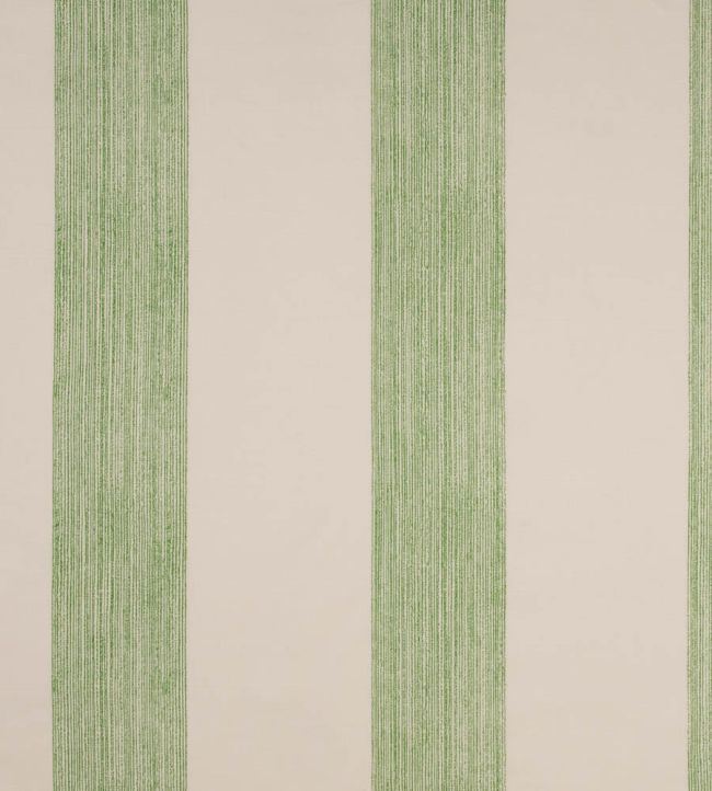 Brome Stripe Fabric - Green - Christopher Farr Cloth - CF632 - 01 - Premier Wallcovering