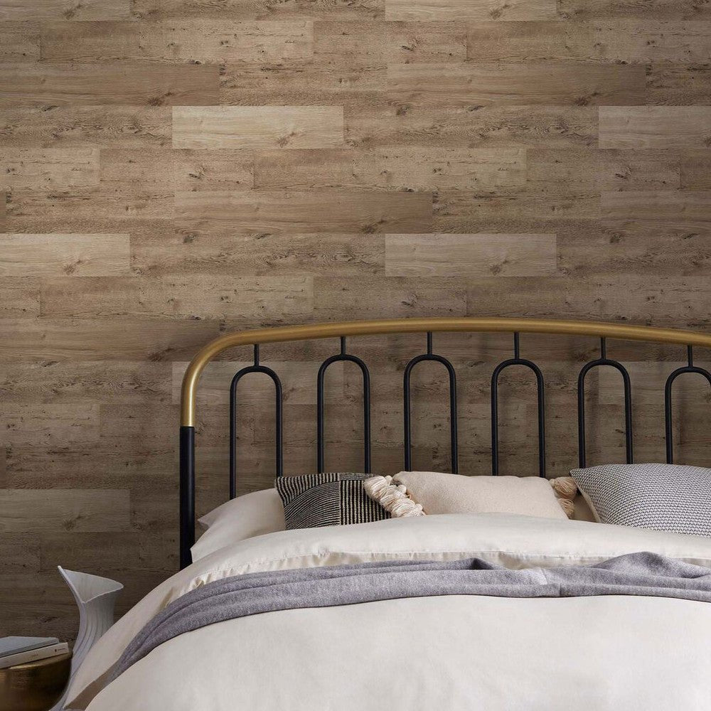 Bronx Wood Light Wallpaper - Sand - Next - 118311 - Premier Wallcovering