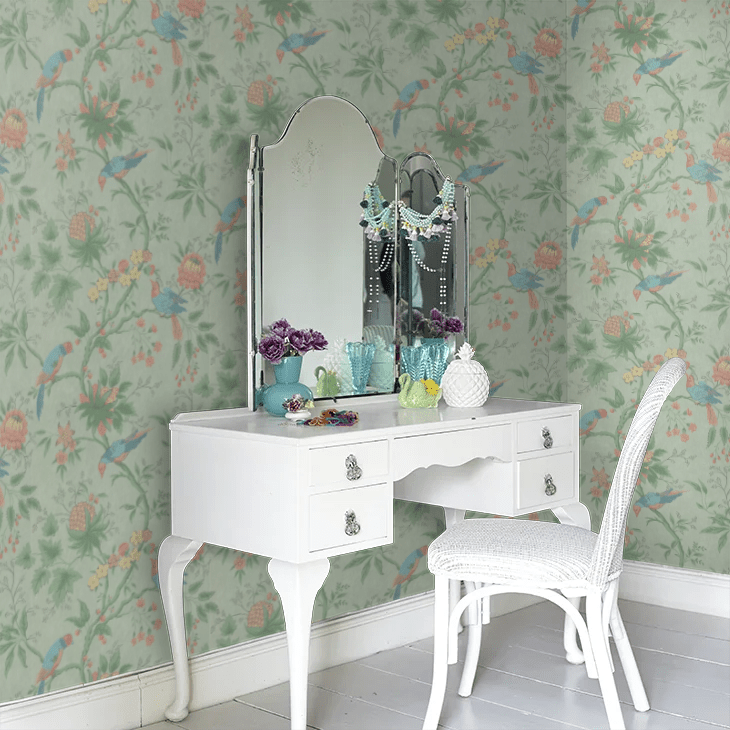 Brooke House Wallpaper - Silk - Little Greene - 0291BRSILKZ - Premier Wallcovering