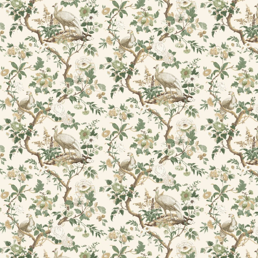 Broughton Rose Wallpaper - Green - GP & J Baker - BW45096/3 - Premier Wallcovering