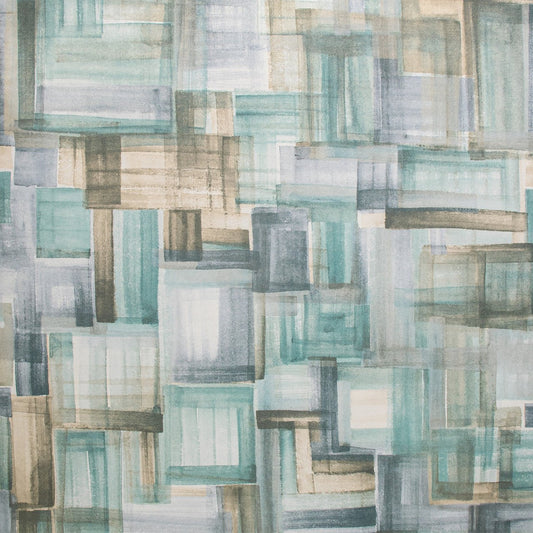 Brush Crafted Wallpaper - Aqua - Hohenberger - 26799 - Premier Wallcovering