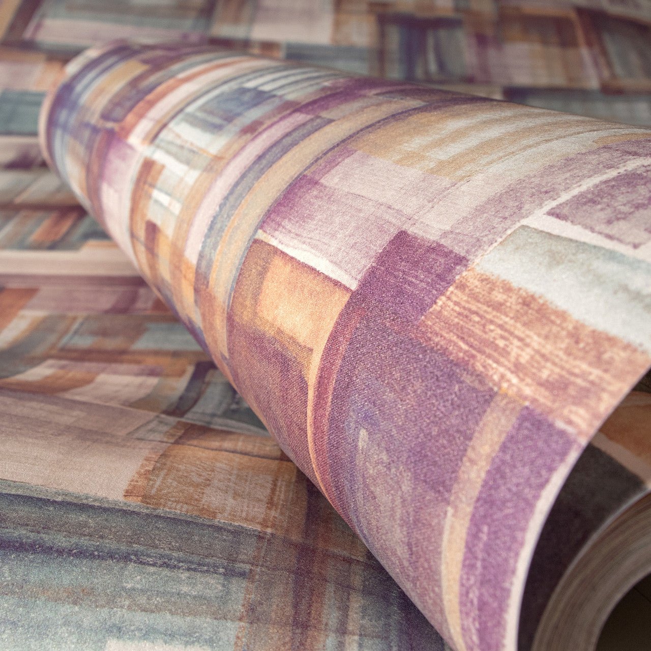 Brush Crafted Wallpaper - Mauve - Hohenberger - 26802 - Premier Wallcovering