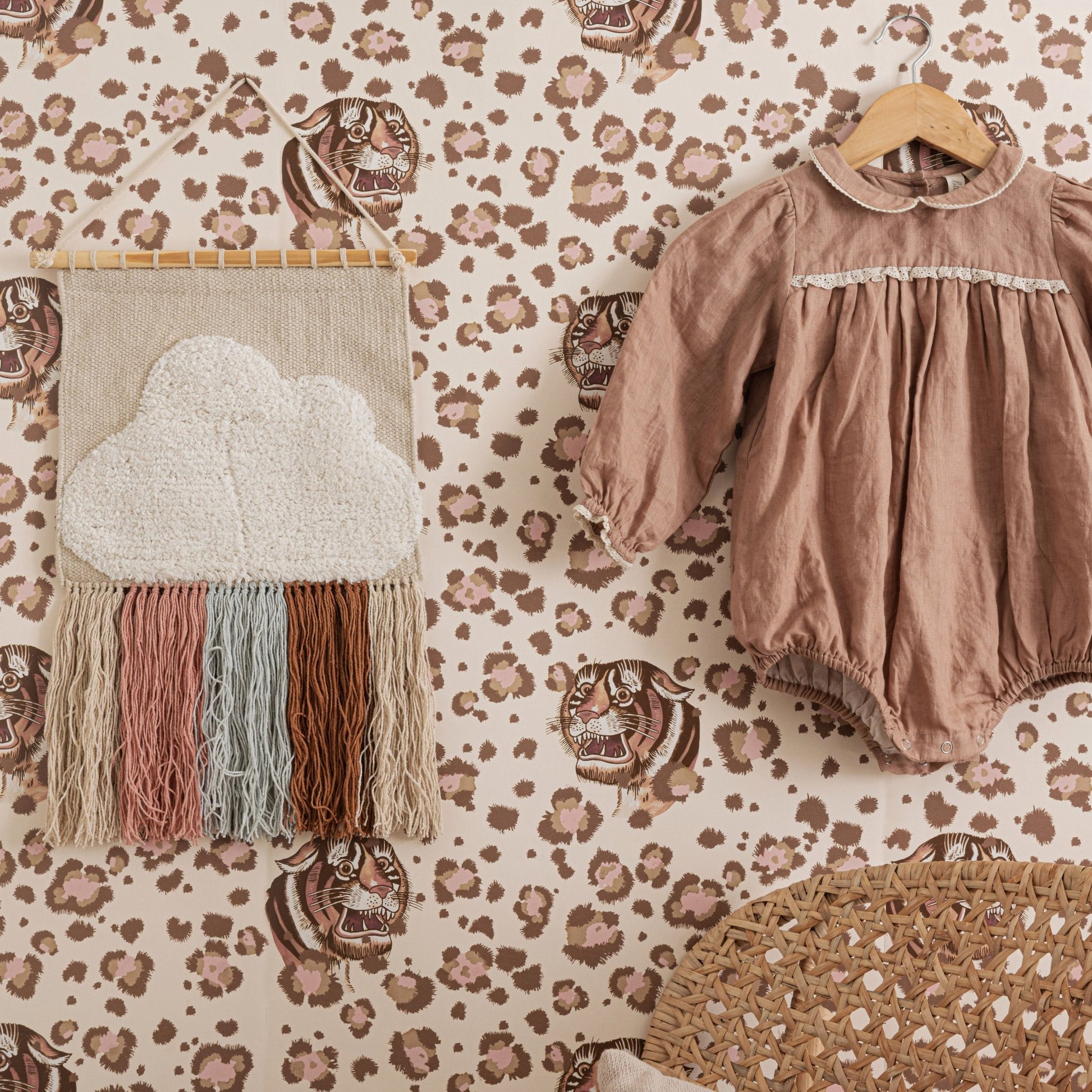 Bubastis Wallpaper - Fawn - Wear The Walls - BUFC894152 - Premier Wallcovering