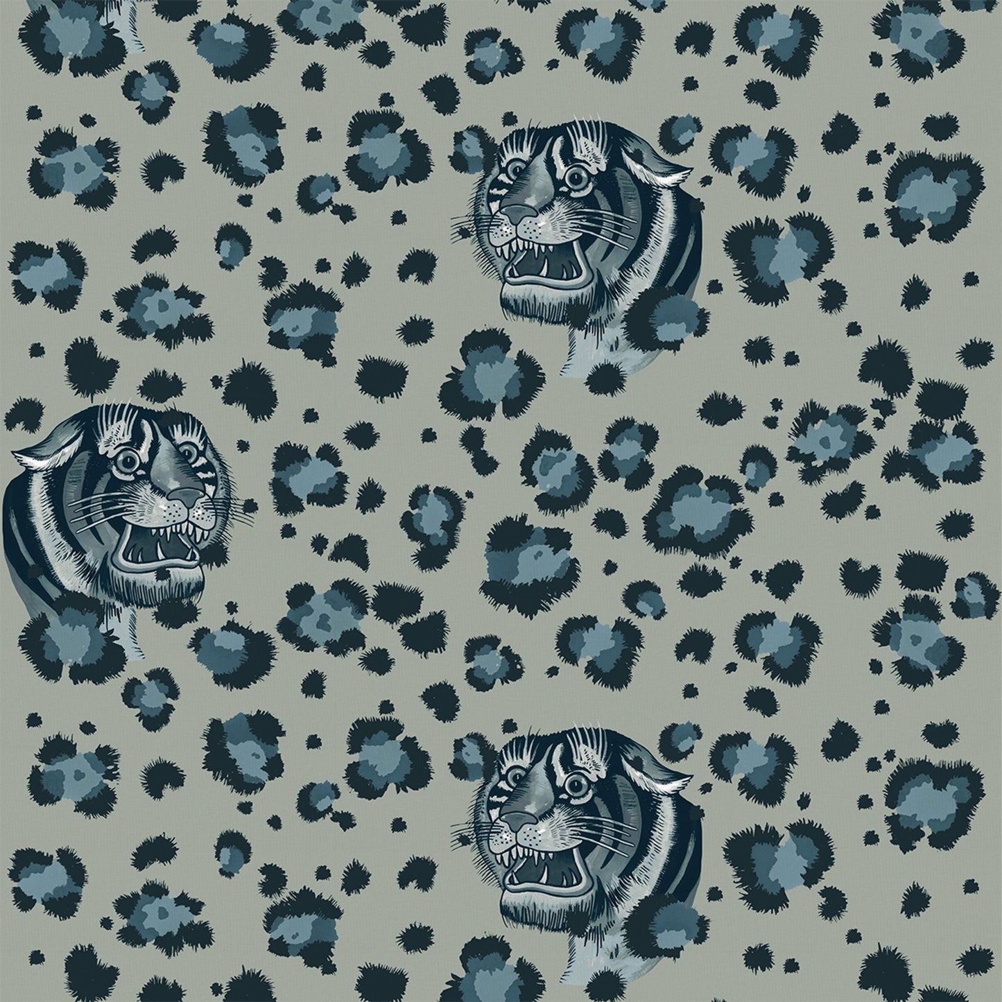 Bubastis Wallpaper - Sea Foam-Blue - Wear The Walls - BUSG894152 - Premier Wallcovering
