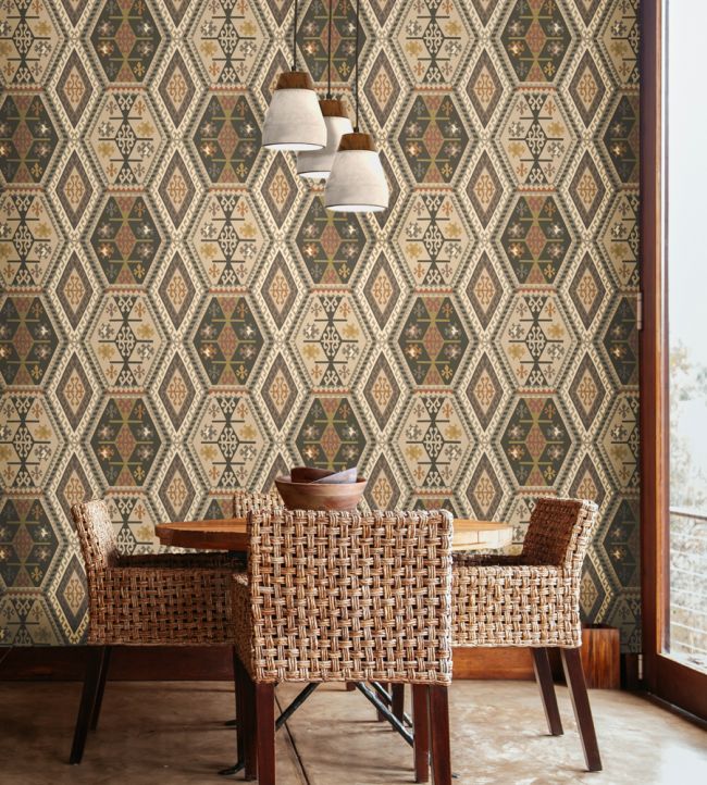 Buckland Wallpaper - Woodsmoke - Mulberry Home - FG098/A15 - Premier Wallcovering