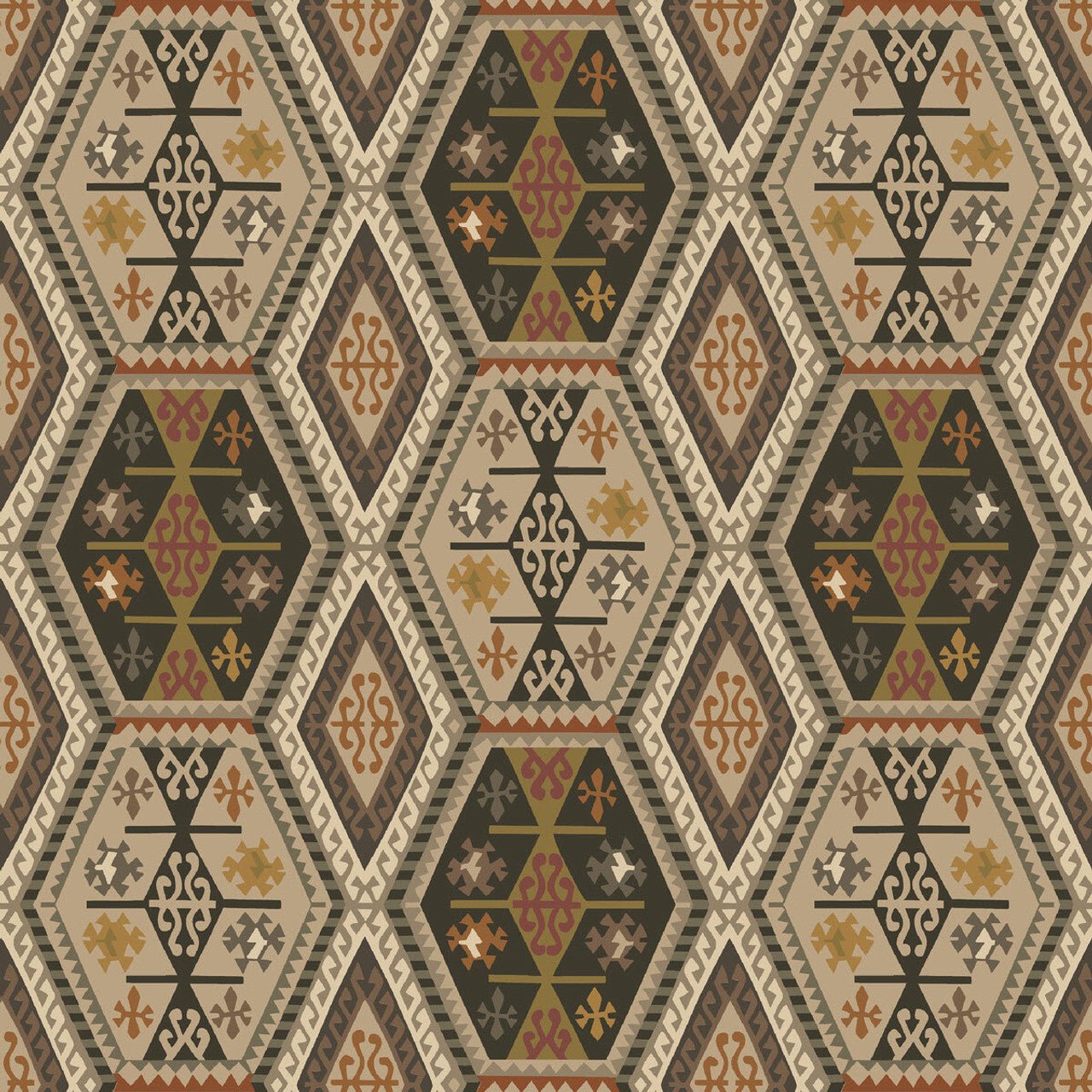 Buckland Wallpaper - Woodsmoke - Mulberry Home - FG098/A15 - Premier Wallcovering