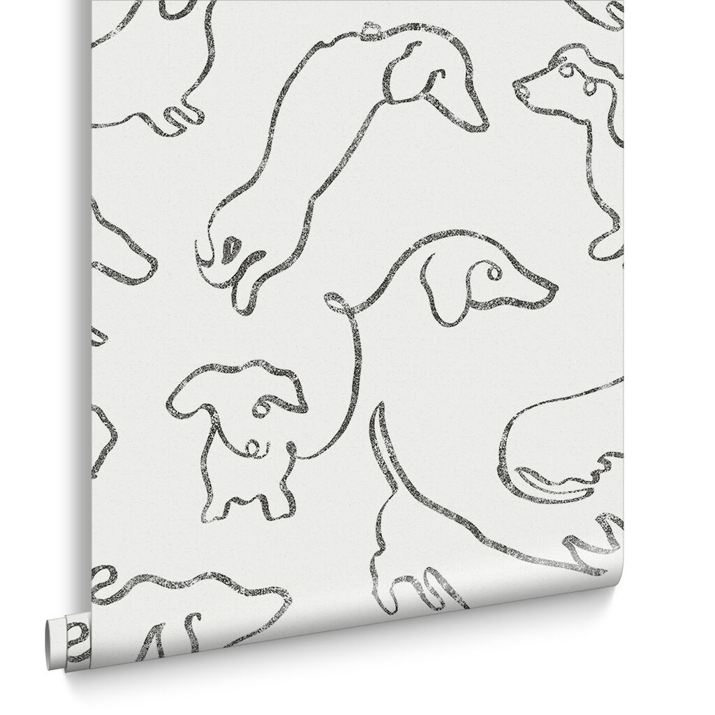 Buckley Monochrome Wallpaper - White - Graham & Brown - 106289 - Premier Wallcovering