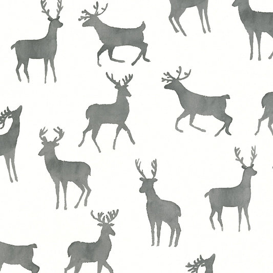 Bucks Wallpaper - Basalt Black - Thibaut - T12061 - Premier Wallcovering