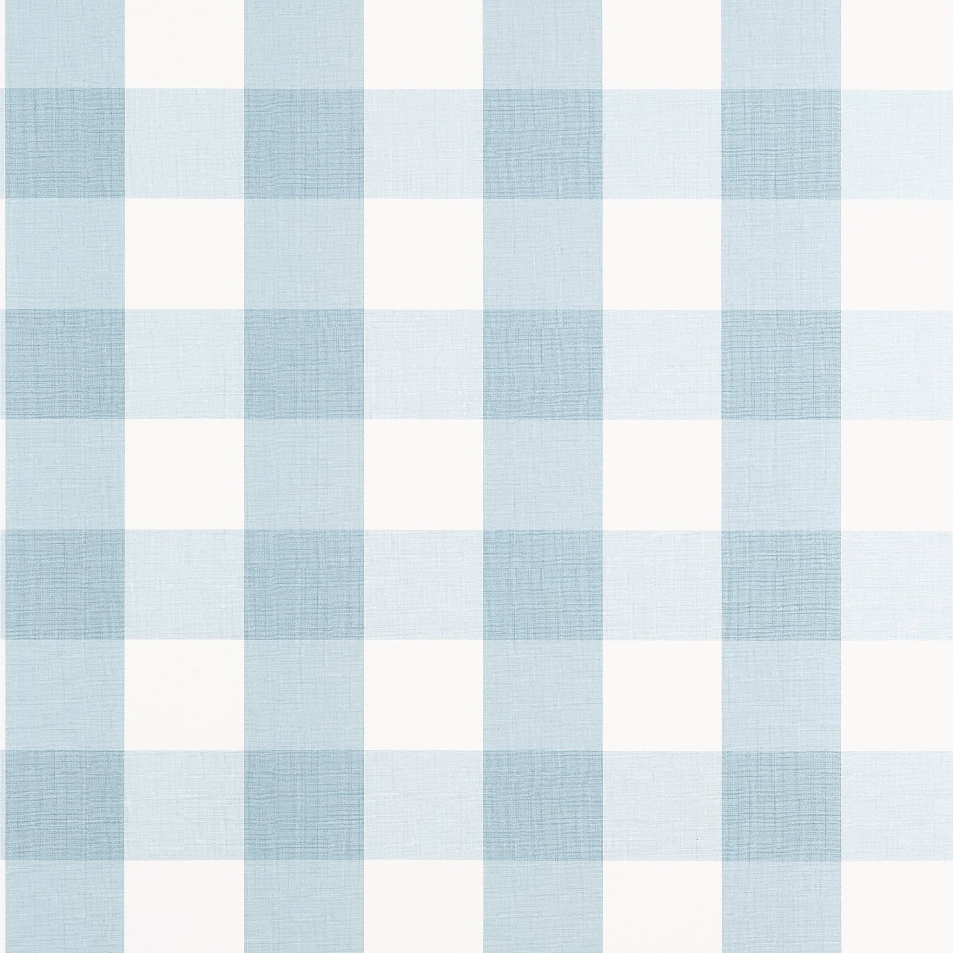 Buffalo Check Wallpaper - Spa Blue - Thibaut - T44080 - Premier Wallcovering