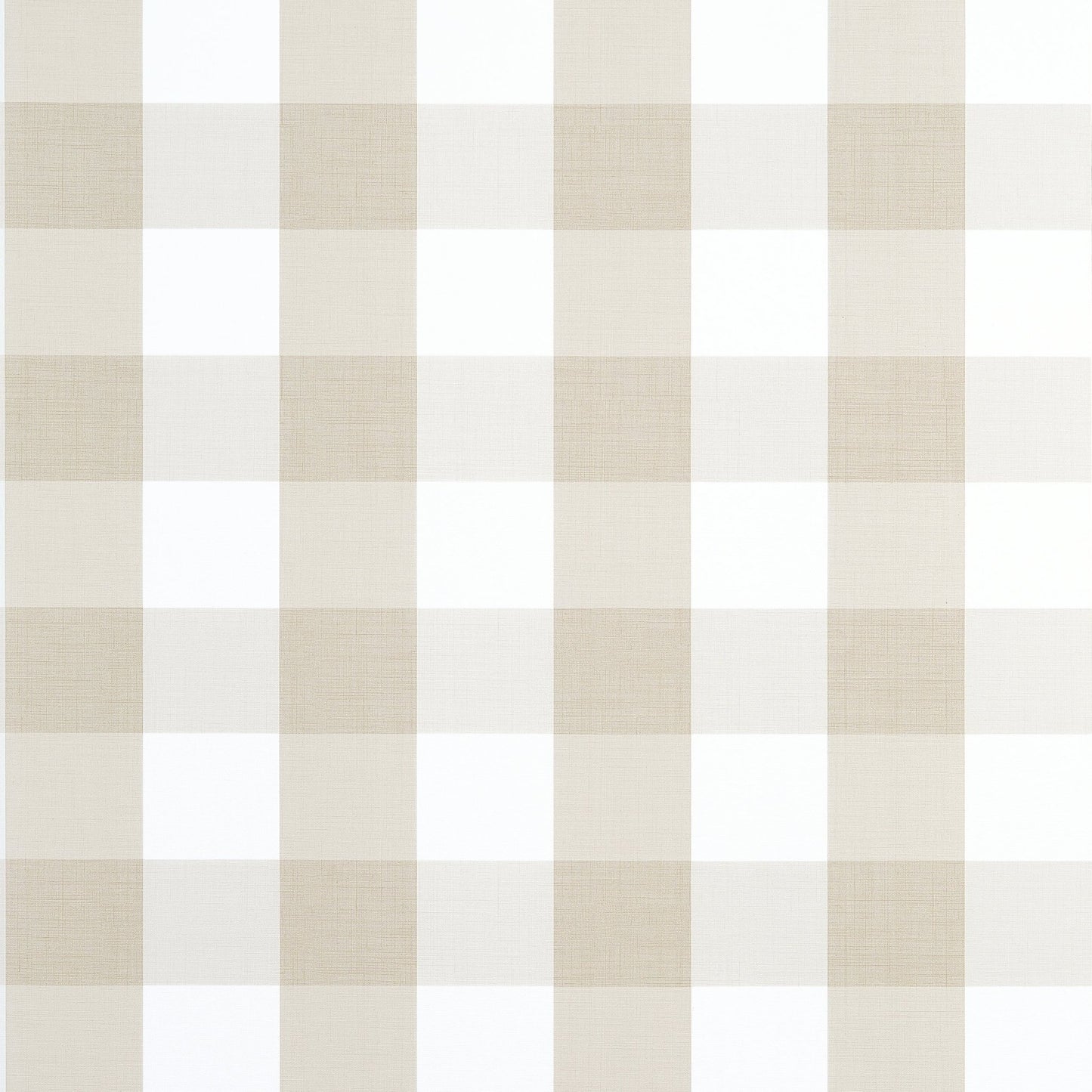 Buffalo Check Wallpaper - Beige - Thibaut - T44079 - Premier Wallcovering