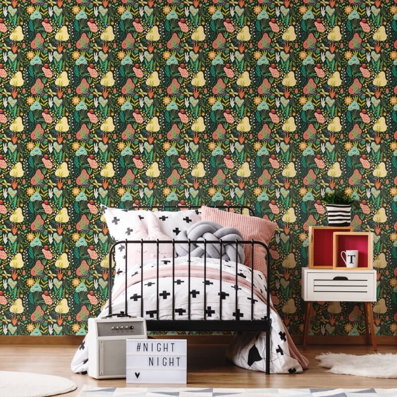Bug Garden Wallpaper - Marmalade Twist - Hoopla Walls - HWA1291W - Premier Wallcovering