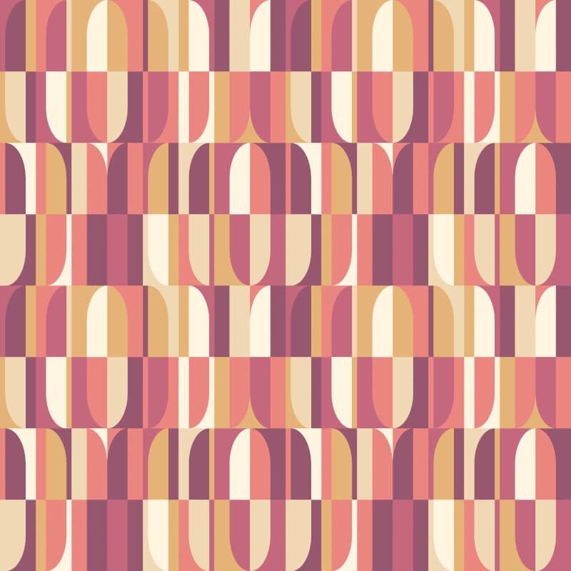 Building BlocksWallpaper - Plum/Gold - Hoopla Walls - HWA1162W - Premier Wallcovering