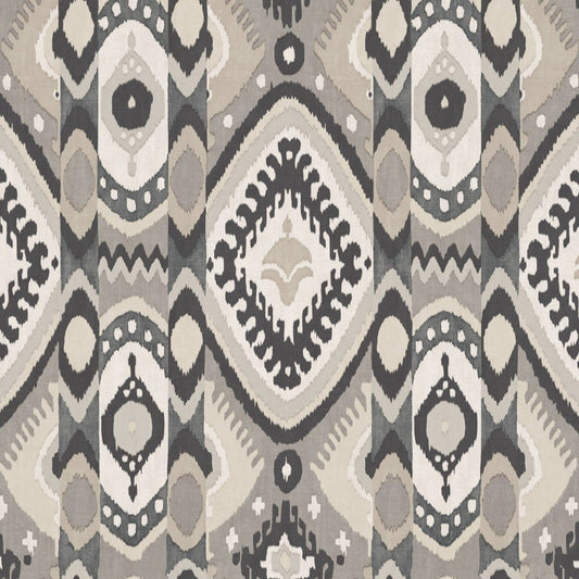 Bukhara Wallpaper - Charcoal - Warner House - Premier Wallcovering
