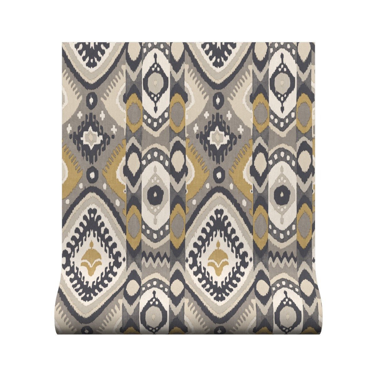 Bukhara Wallpaper - Ochre - Warner House - Premier Wallcovering