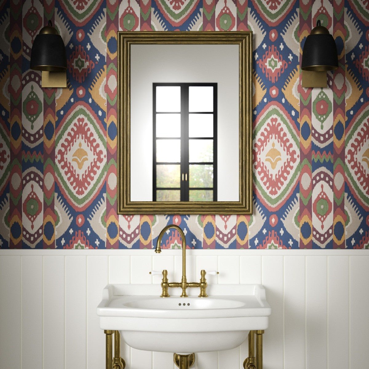 Bukhara Wallpaper - Multi - Warner House - Premier Wallcovering