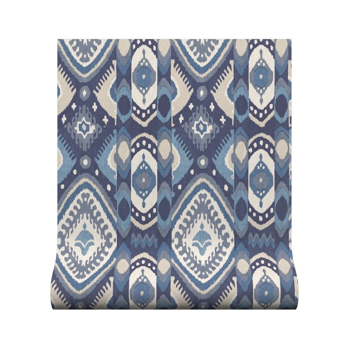 Bukhara Wallpaper - Indigo - Warner House - Premier Wallcovering