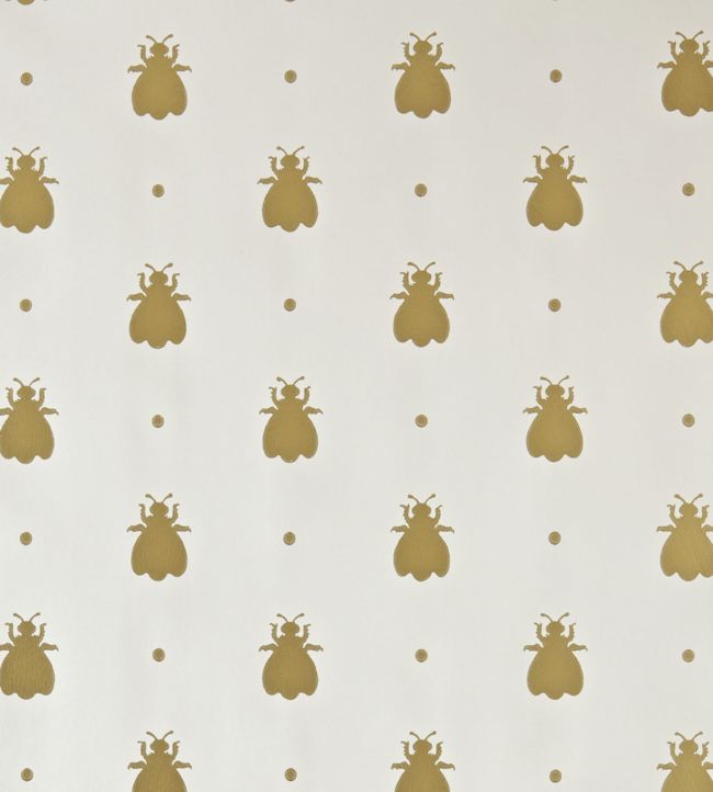 Bumble Bee Wallpaper - White Tie - 507 - Farrow & Ball - Premier Wallcovering