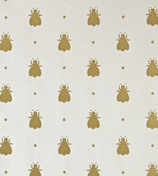 Bumble Bee Wallpaper - White Tie - 507 - Farrow & Ball - Premier Wallcovering