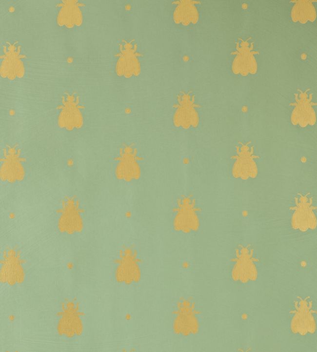 Bumble Bee Wallpaper - Suffield Green - 547 - Farrow & Ball - Premier Wallcovering