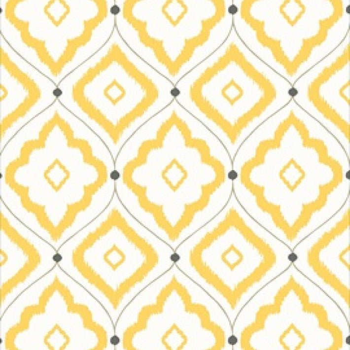 Bungalow Wallpaper - Yellow - Thibaut - T16054 - Premier Wallcovering