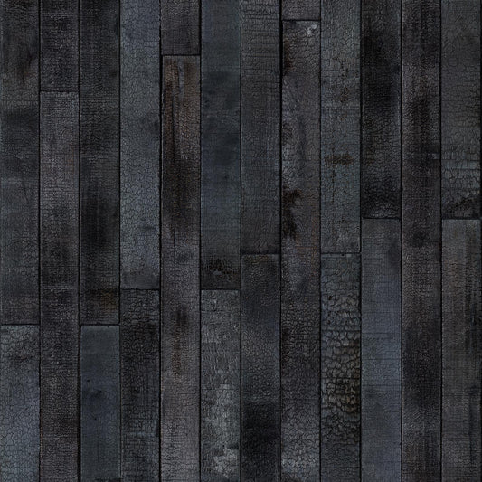 Burnt Wood Maarten Baas Wallpaper - Smoke - NLXL - PHM - 35 - Premier Wallcovering