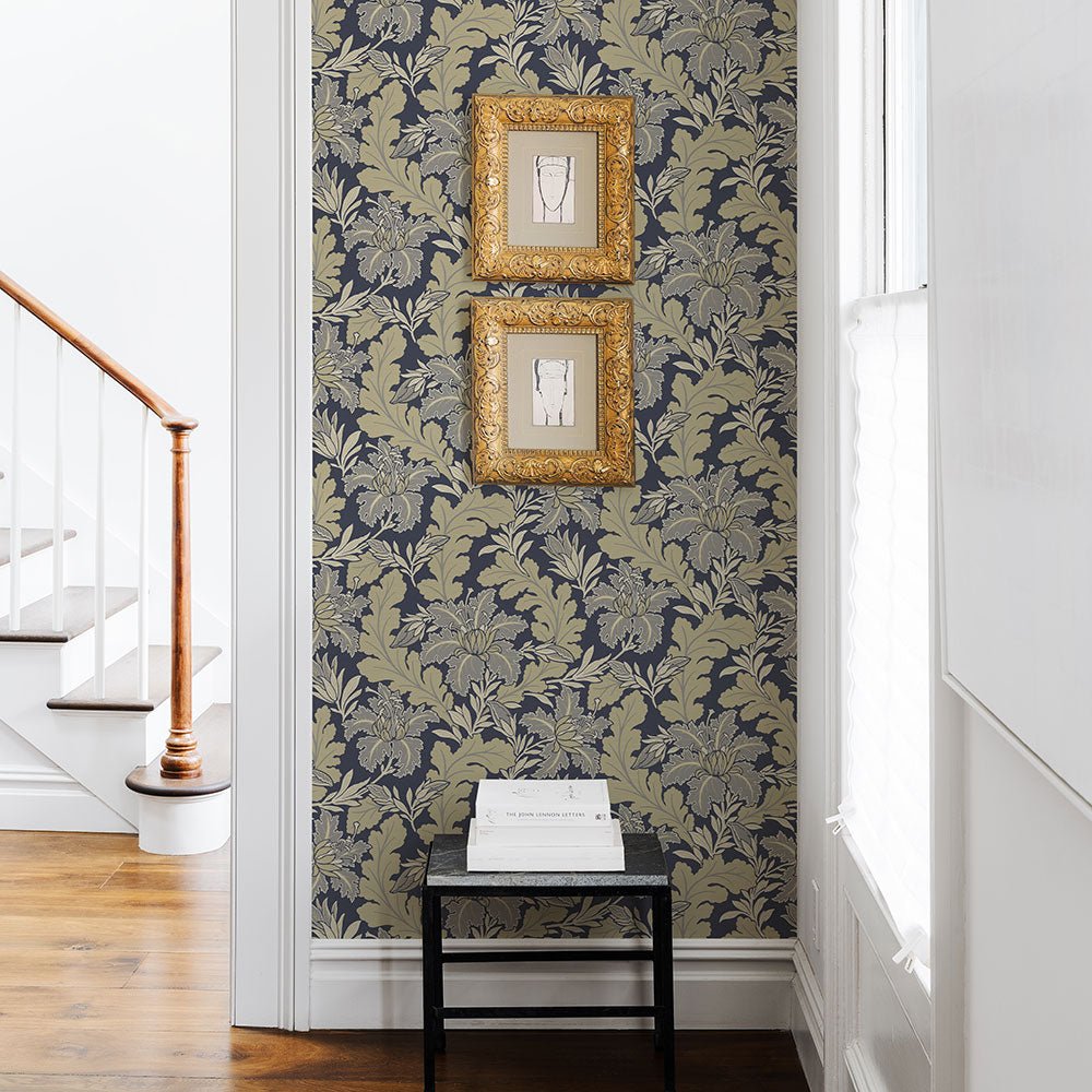 Butterfield Wallpaper - Navy - A Street Prints - FD26141 - Premier Wallcovering