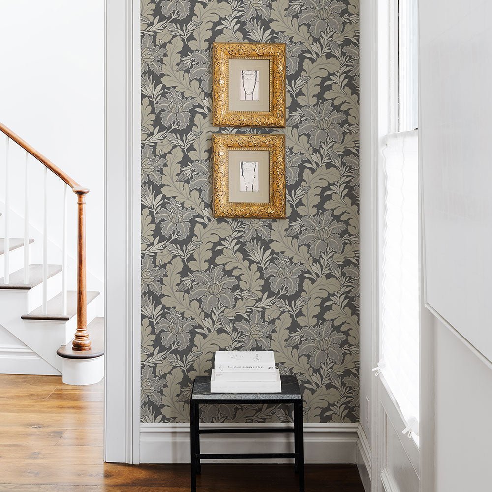 Butterfield Wallpaper - Dark Grey - A Street Prints - FD26143 - Premier Wallcovering