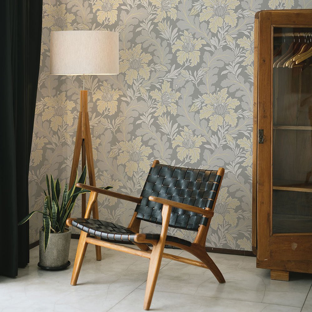 Butterfield Wallpaper - Light Grey - A Street Prints - FD26142 - Premier Wallcovering