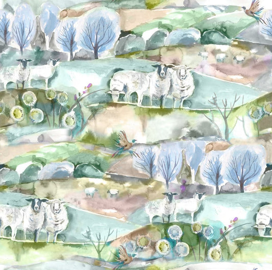 Buttermere Wallpaper - Sage - Voyage Maison - BUTTERM/WPO/SAG - Premier Wallcovering