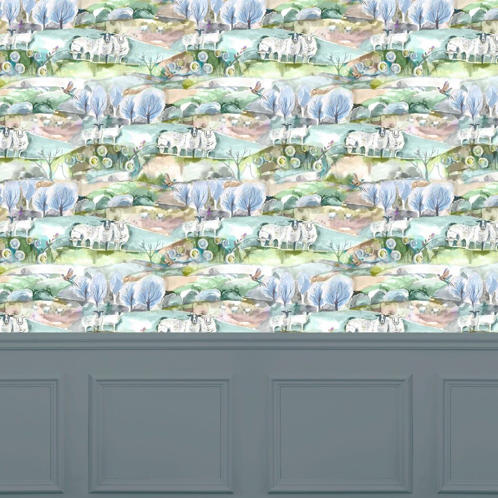 Buttermere Wallpaper - Sage - Voyage Maison - BUTTERM/WPO/SAG - Premier Wallcovering