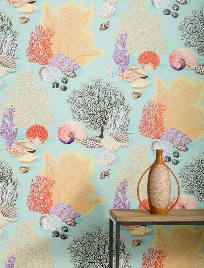 Byron Bay Wallpaper - Celadon - Manuel Canovas - 03086/02 - Premier Wallcovering