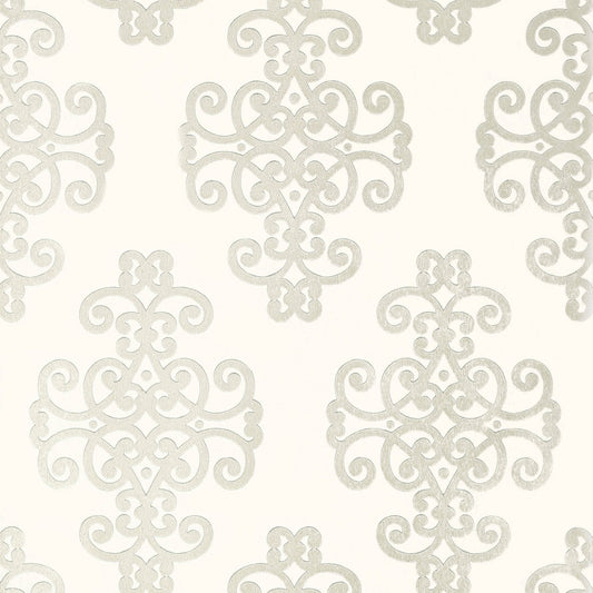 Caballo Wallpaper - Pearl on White - Thibaut - T10015 - Premier Wallcovering