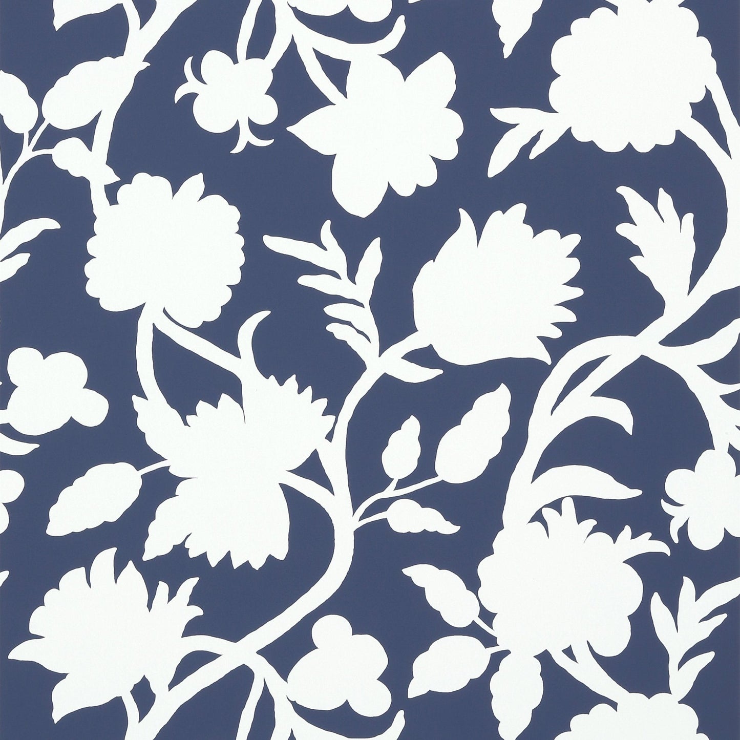 Cabrera Wallpaper - Navy - Thibaut - T35141 - Premier Wallcovering