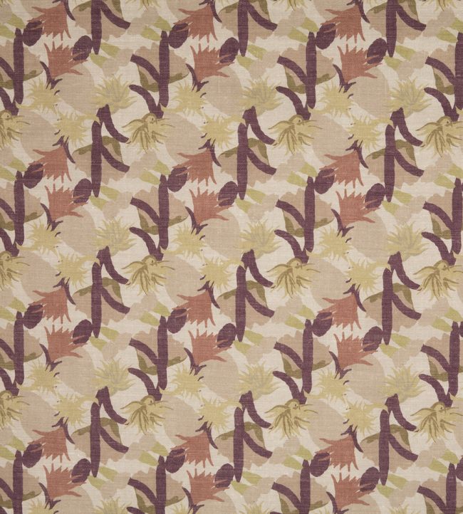 Cactus Flower Performance Fabric - Vino - Christopher Farr Cloth - CF11503 - 03 - Premier Wallcovering