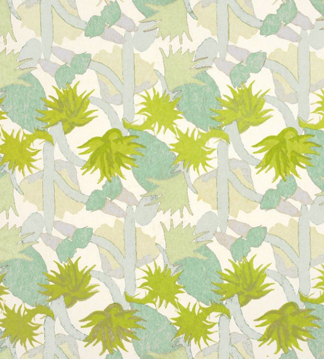Cactus Flower Wallpaper - Aruba - Christopher Farr Cloth - CFW208 - 01 - Premier Wallcovering