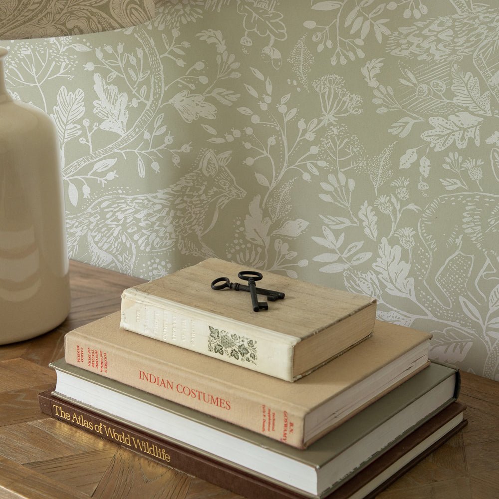 Cademuir Wallpaper - Sage - Voyage Maison - CADEMUI/WPO/SAG - Premier Wallcovering
