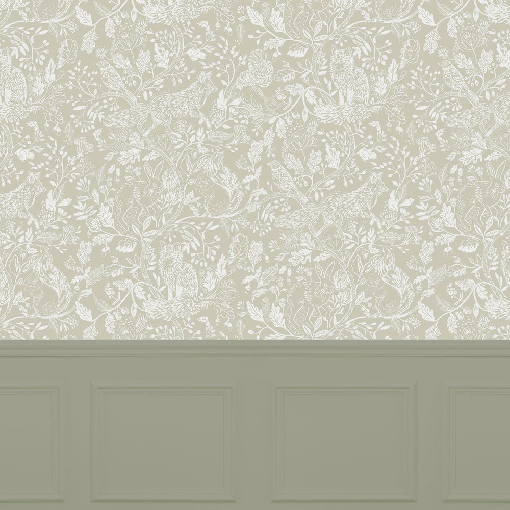 Cademuir Wallpaper - Sage - Voyage Maison - CADEMUI/WPO/SAG - Premier Wallcovering