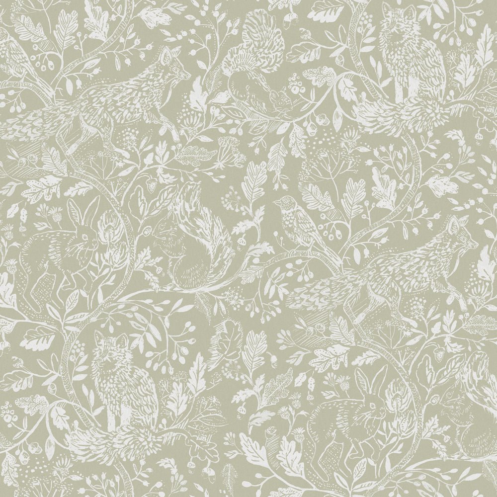 Cademuir Wallpaper - Sage - Voyage Maison - CADEMUI/WPO/SAG - Premier Wallcovering